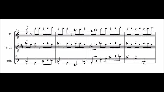 PARTITA No. 4 (Mvt 1 - Jazz Cats) for Flute, Bb Clarinet and Bassoon смотреть онлайн
