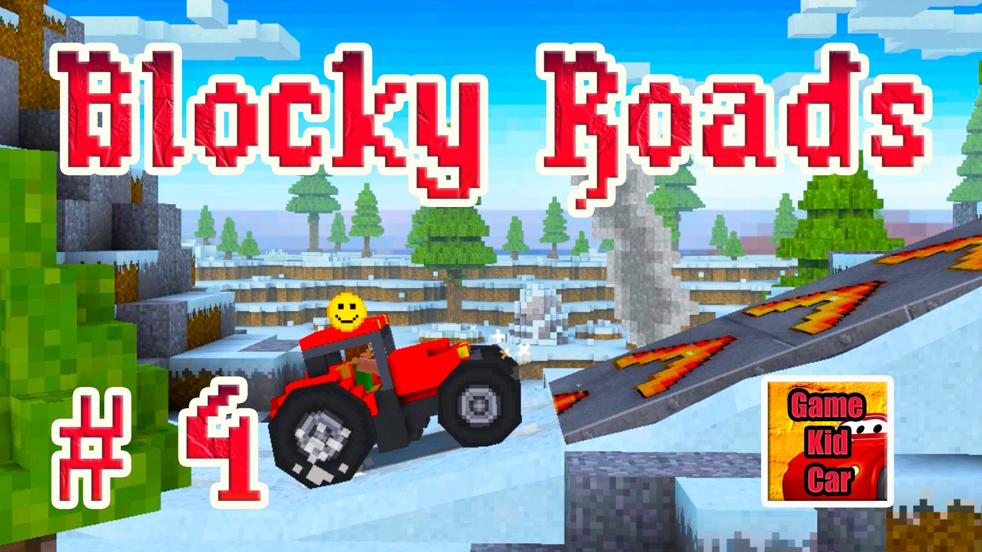 Blocky Roads ПРОХОЖДЕНИЕ ИГРЫ!ИГРА КАК МАЙНКРАФТ! ПИКСЕЛЬНЫЕ МАШИНЫ! # 4 смотреть онлайн