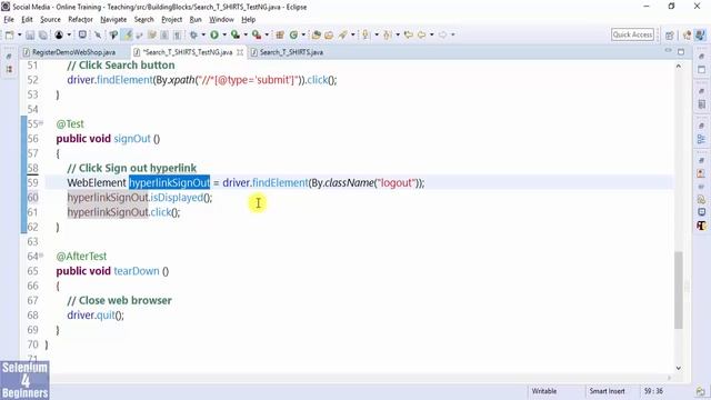 ✔ Part 2 - Building Blocks For #Selenium | (Video 5) смотреть онлайн
