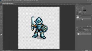 Как увеличить пиксельный объект без потери качества в фотошопе