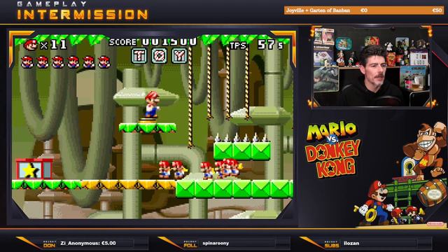 Mario VS Donkey Kong [Game Boy Advance] Let's Play Live #01 смотреть онлайн