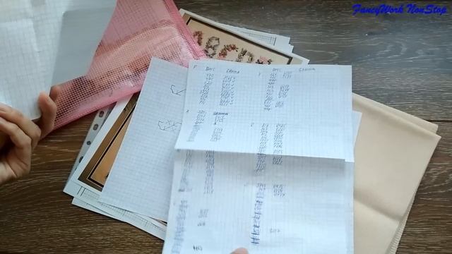 Вышивка крестом. Обзор всех моих начатых процессов. смотреть онлайн