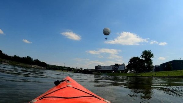 Kayak trip on the Vistula ?? Krakow sightseeing, Krakow Kayaking tour, Relaxing nature video 4K ASM