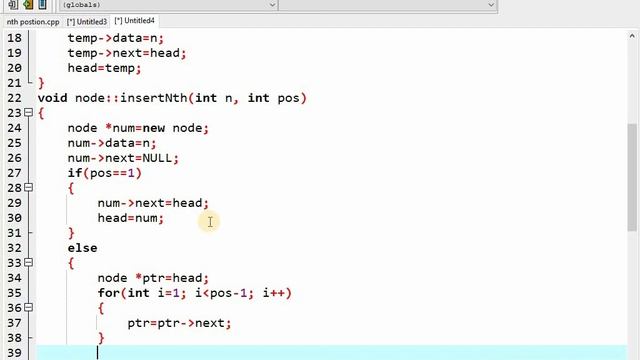 how to insert a node at the nth position of singly linked list in data structure смотреть онлайн