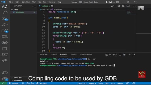 How to debug C++ Programs using GDB (GNU Debugger) in Linux смотреть онлайн