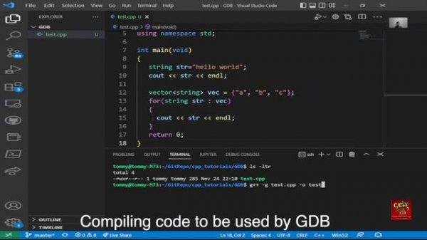 How to debug C++ Programs using GDB (GNU Debugger) in Linux