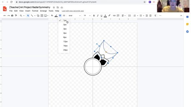 Radial Symmetry in Google Draw Part 1 смотреть онлайн