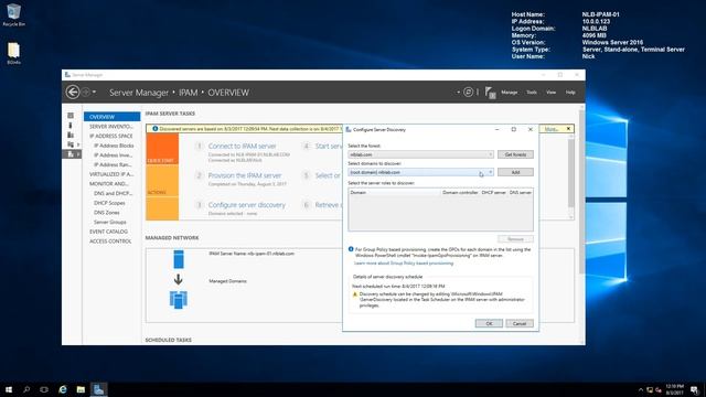 4.1 Implementing and managing IPAM in Windows Server 2016 (Step by Step guide) смотреть онлайн