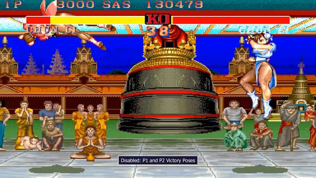 Street Fighter 2 Champion Edition - Activating Victory Pose in 2 Players смотреть онлайн