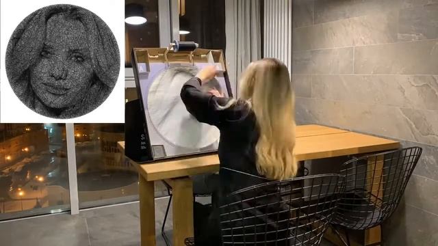 Как создавать портреты своими руками из любой фотографии при помощи нитей от RingString смотреть онлайн