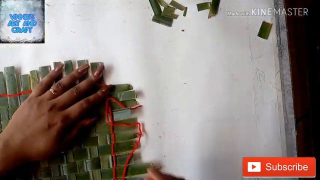 DIY How to make mini mat out of coconut tree leaves | making mat by using coconut tree leaves смотреть онлайн
