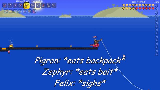 Terraria 1.3 Fisherman Challenge Part 16 Finale: Felix vs Duke Fishron! (1.3 fishing playthrough) смотреть онлайн