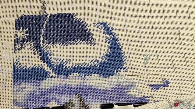 Дубовая роща, Осень, Лунный замок, Лесная ягода, Ëжики в бруснике. Вышивальная неделя. смотреть онлайн