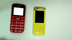 Мобильный телефон Maxvi B2. Социальный Бабушкофон