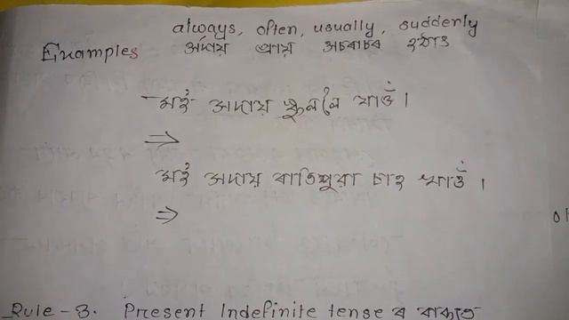Present Indefinite tense in Assamese(pt-1) смотреть онлайн