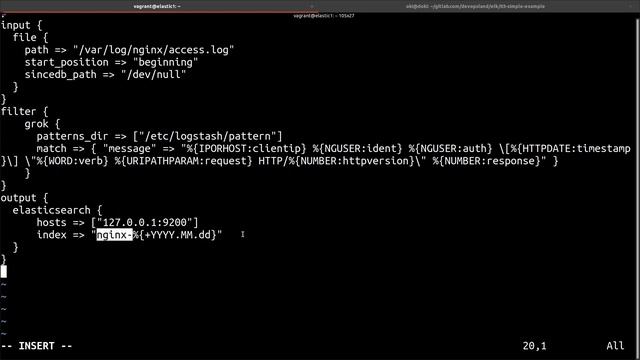 Begin with an example - #ELK 03 смотреть онлайн