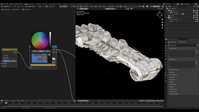 How to Texture Spaceships Like ILM (in Blender Cycles!) смотреть онлайн