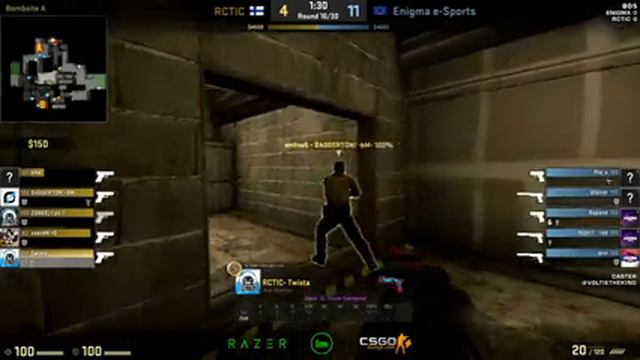 CSGO | RCTIC vs. Enigma - Game 1 (Cache) | King of the Hill #3 смотреть онлайн