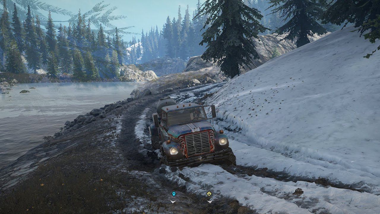 SnowRunner - Юкон 20% (1). Ёлки-Палки. Стрим 2К. А вам не кажется, что Юкон стал ярче и красивее?!