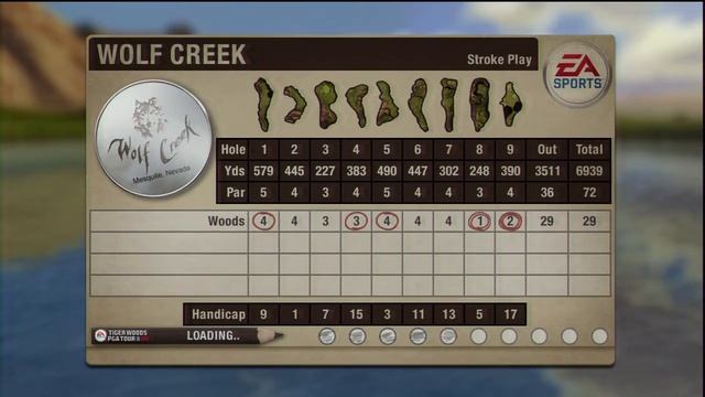 Tiger Woods Pga Tour 09 - Wolf Creek Golf Club - (PS3) смотреть онлайн