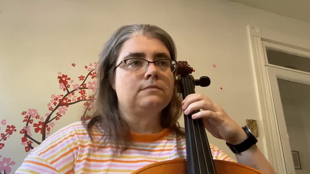 D Sharp Natural Minor Scale and Arpeggio, 1 octave, A Year Of Folk Tunes for Cello смотреть онлайн