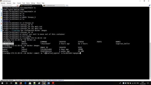 11 creating customize docker image смотреть онлайн