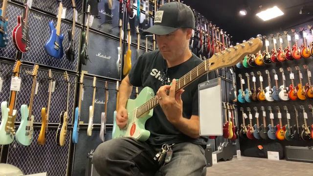 Trip to Guitar Center! Squier Paranormal Baritone Cabronita Telecaster Surf Green LIVE! 10/16/23 смотреть онлайн
