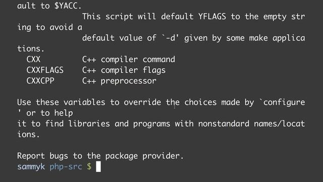 01: Compiling PHP from source :: Writing tests for PHP source смотреть онлайн