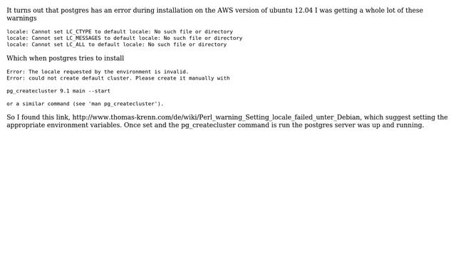 DevOps & SysAdmins: Postgres used in Ubuntu 12.04 (5 Solutions!!) смотреть онлайн
