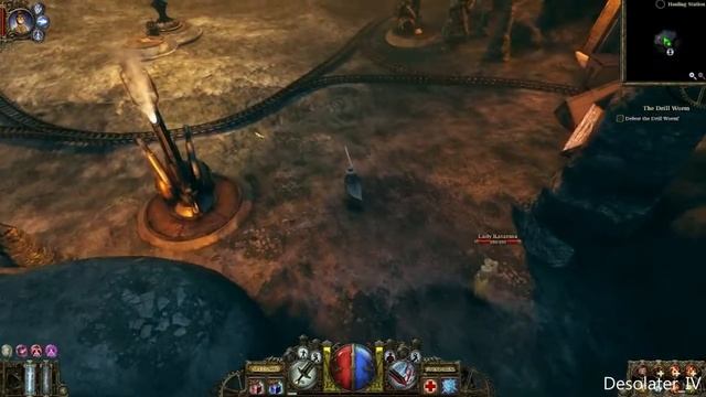The Incredible Adventures of Van Helsing - Drill Worm Boss смотреть онлайн