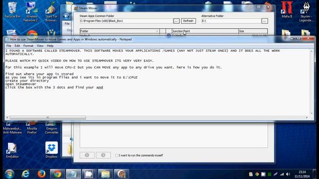 How to move Games and Apps in Windows with SteamMover Tutorial смотреть онлайн
