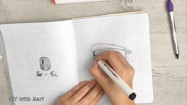 Как нарисовать милое суши / Рисуем суши / How to draw a cute sushi / Draw sushi // DIY with Mari смотреть онлайн