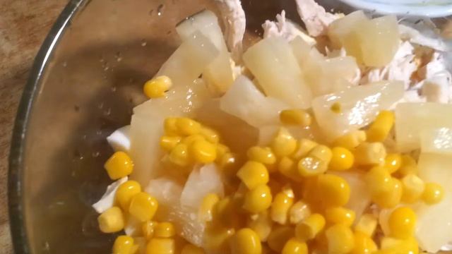очень просто, салат Королевский, курица с ананасом... смотреть онлайн