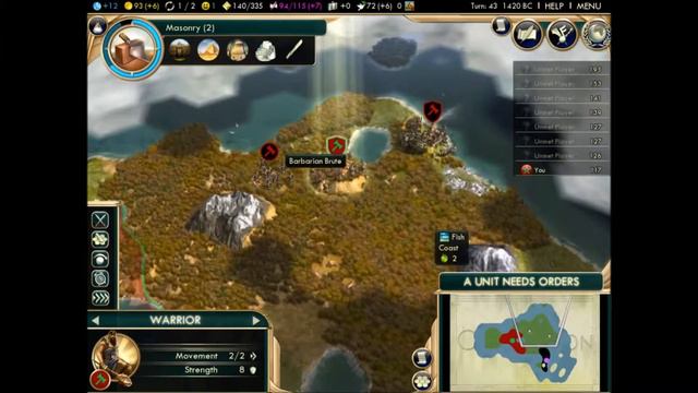 Civilization V Part 2 - Temple of Artemis смотреть онлайн