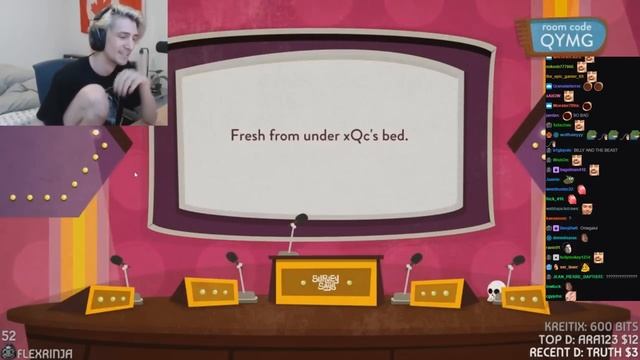 xQc First Time Playing Use Your Words смотреть онлайн