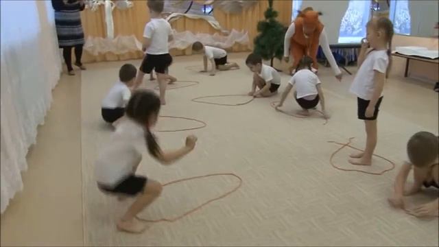 Физкультурное занятие "Прогулка по зимнему лесу" смотреть онлайн