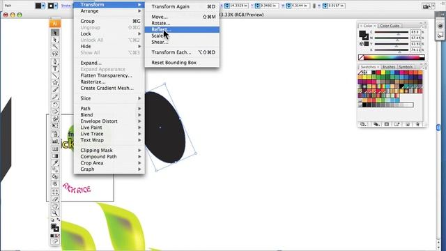 23 Rick Rice's Illustrator transform_tools tutorial смотреть онлайн