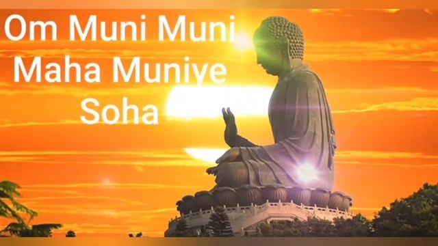 Thần Chú Phật Thích Ca|| Tiêu diệt tội chướng, nhanh chóng giải thoát- Om Muni Muni Maha Muniye Soh смотреть онлайн