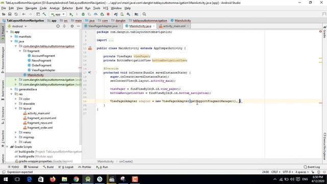 TabLayout + ViewPager + BottomNavigation trong Android - [Code Theo Yêu Cầu - #13] смотреть онлайн