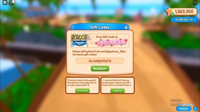 Roblox Star Water Park Tycoon New Codes January 2022 смотреть онлайн