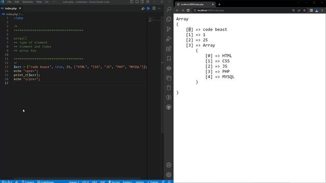 learn PHP in Arabic lesson (12) array بالعربي смотреть онлайн