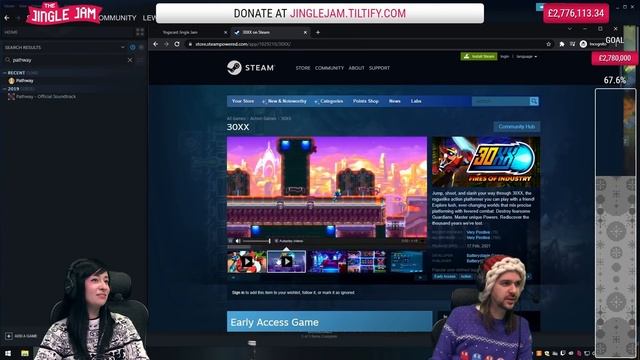 Lewis talks about Jingle Jam 2021 games смотреть онлайн
