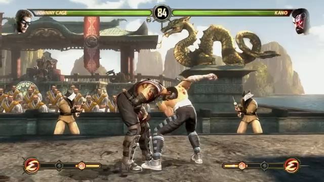 Джонни Кейдж против Кано. МК9. смотреть онлайн