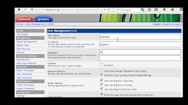 Configuration CACTI Debian 7.8 смотреть онлайн