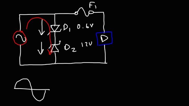 High Voltage Surge Protection Transient Suppressor Circuit Using Zener Diodes & Fuses