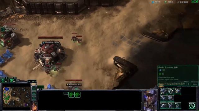 StarCraft 2 Part 1 Gameplay: Teaching My Friend The Basics. смотреть онлайн