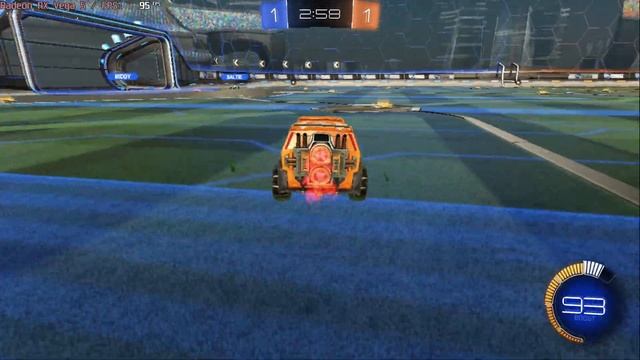 ? AMD Radeon RX Vega 5 - Rocket League gameplay benchmarks (1080p) смотреть онлайн