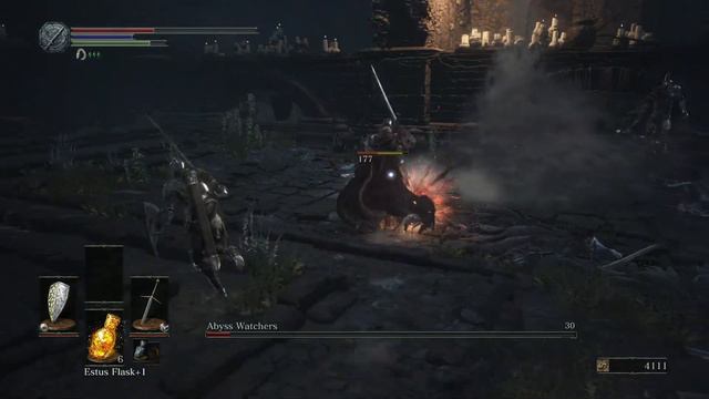 Dark Souls 3 - Abyss Watchers Boss Fight 4K 60FPS + Cinematic смотреть онлайн