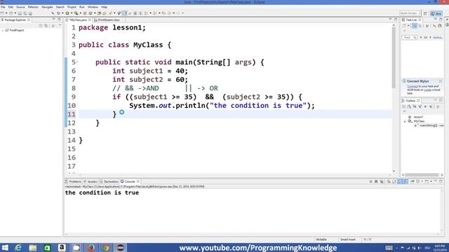 09 Java Tutorial 9 Logical Operators in Java YouTube смотреть онлайн