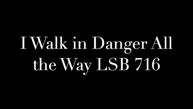 I Walk in Danger All the Way LSB 716 смотреть онлайн